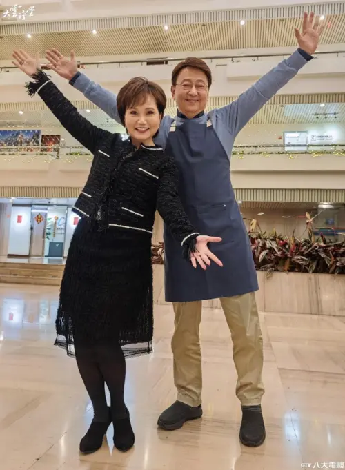 ▲沈春華上李四端的節目《大雲食堂》（圖／八大電視提供）