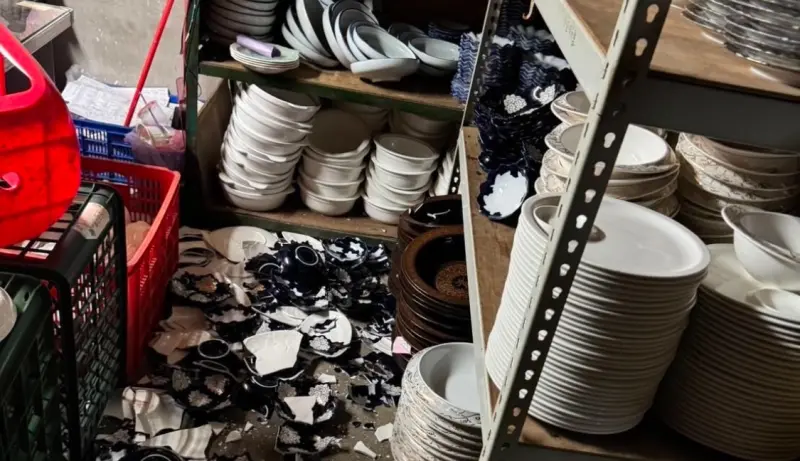 嘉南地震「震垮廚房」！春節辦桌開天窗　店家認損失百萬：做白工