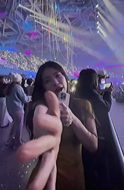 ▲籃籃出賣李多慧(如圖)化身迷妹的模樣。() ▲籃籃出賣李多慧(如圖)化身迷妹的模樣。()