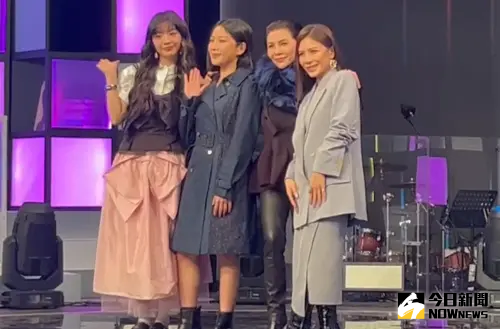 ▲張清芳、艾怡良、Sandra、木木出席三立都會台《大學聲》開錄記者會。（圖／記者朱祖儀攝）