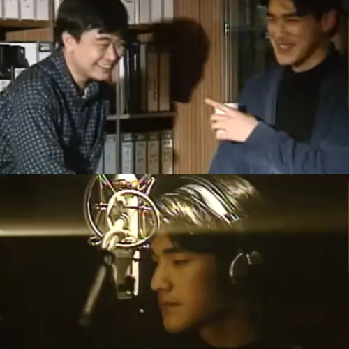 ▲金城武和陳昇（上圖左）亦師亦友，兩人常常互虧。（圖／台視YouTube）