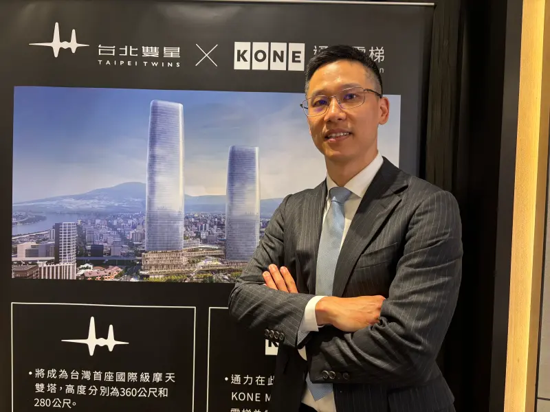 ▲全球「第2大」電梯大廠通力進軍台灣，台灣通力電梯公司董事總經理劉繼然台灣布局。（圖／記者徐銘穗攝）