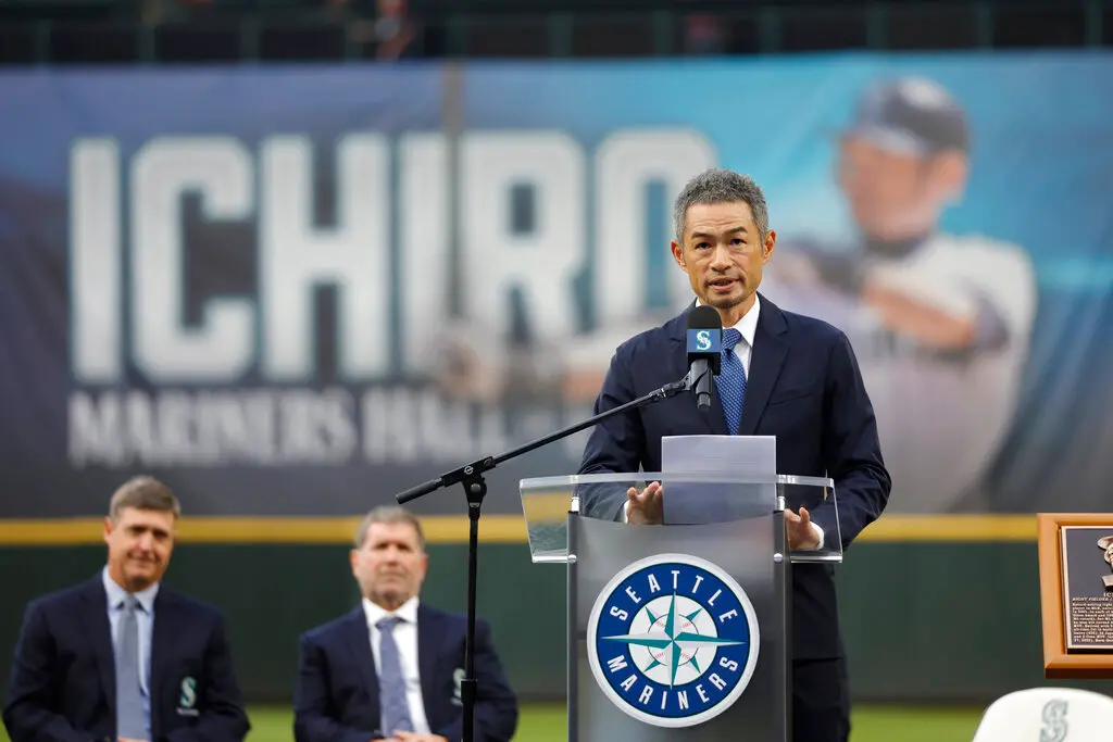 ▲2025美國棒球名人堂票選結果今（22）日正式出爐，眾所矚目的「日本傳奇」鈴木一朗，最終以99.7%得票率入選名人堂，在採訪中，鈴木一朗也坦言曾一度懷疑自己能否有機會在大聯盟獲得機會，自己也從未想過能夠入選名人堂。（圖／美聯社／達志影像）