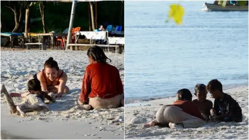 ▲八點檔女神吳婉君戀愛了？曬海島度假比基尼　趙駿亞同遊線索曝光（圖／吳婉君、趙駿亞IG）
