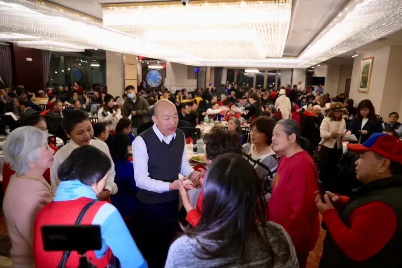 ▲韓國瑜率團訪美，並與僑胞見面。（圖／翻攝韓國瑜臉書）