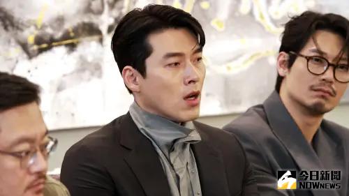 ▲此照片配合廠商，2025年1月27日才能曝光，請同仁先別用，日期後即可使用，謝謝。《哈爾濱》導演禹民鎬、玄彬、朴勳專訪。（圖／記者吳翊緁攝）