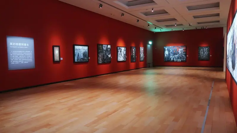 ▲「立命‧玄武—洪根深八十水墨創作展」。（圖／創價美術館提供）