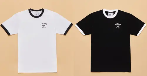 ▲BUBBLE TEA TAIPEI限定系列珍奶T-SHIRT 白 /黑 1,490元（圖／adidas Originals提供）