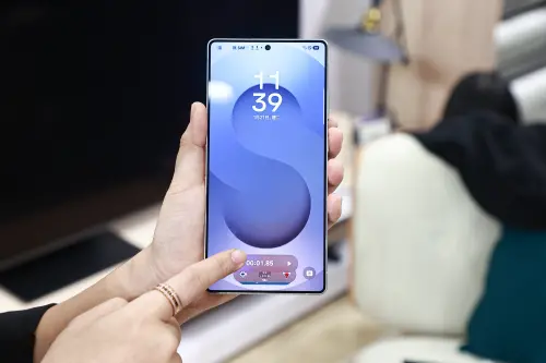 三星Galaxy S25 系列。(圖/記者葉政勳攝) ▲三星Galaxy S25 系列。(圖/記者葉政勳攝)