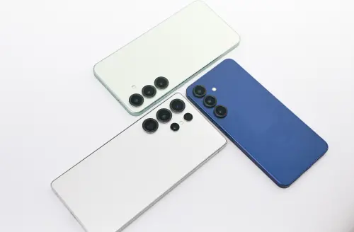 三星Galaxy S25 系列。(圖/記者葉政勳攝) ▲三星Galaxy S25 系列。(圖/記者葉政勳攝)