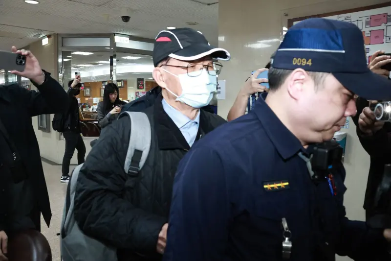 ▲前台北市副市長彭振聲今日出庭,當庭表示「該講的都講了,該認罪都認罪了」。(圖/記者吳翊緁攝)
