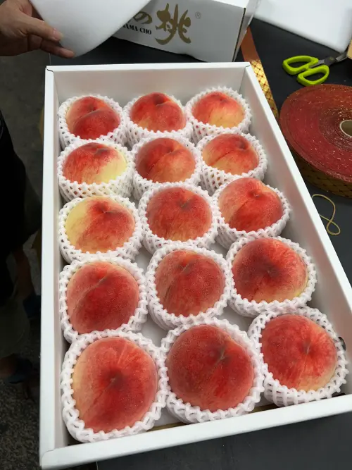 ▲過年想買水果禮盒送人,可到濱江市場(第二果菜批發市場)一樓零售處選購,有各式進口、本地的高級水果禮盒。(圖/記者張勵德攝) ▲過年想買水果禮盒送人,可到濱江市場(第二果菜批發市場)一樓零售處選購,有各式進口、本地的高級水果禮盒。(圖/記者張勵德攝)