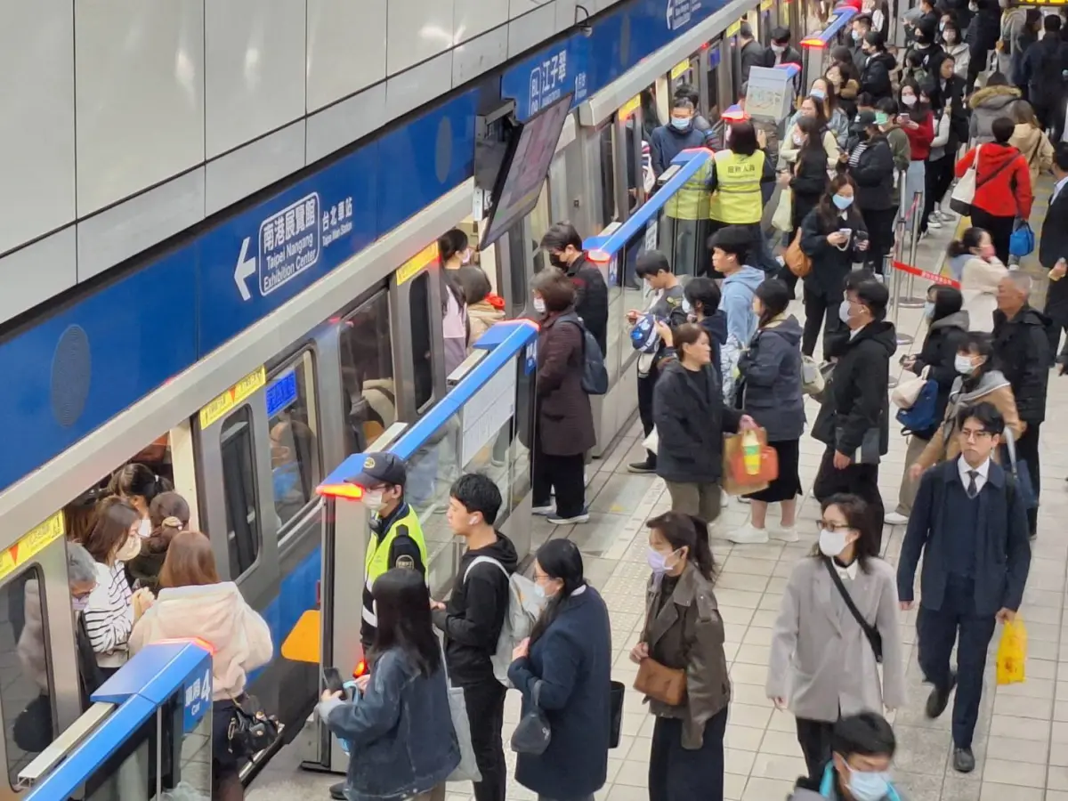 ▲台北捷運人潮眾多。（圖／北捷）