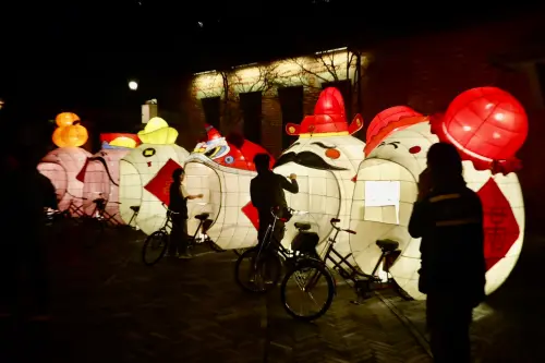 ▲台北燈節的「六小福」是以吉祥福氣的元宵湯圓為外型，今日搶先曝光。（圖／記者李政龍攝）