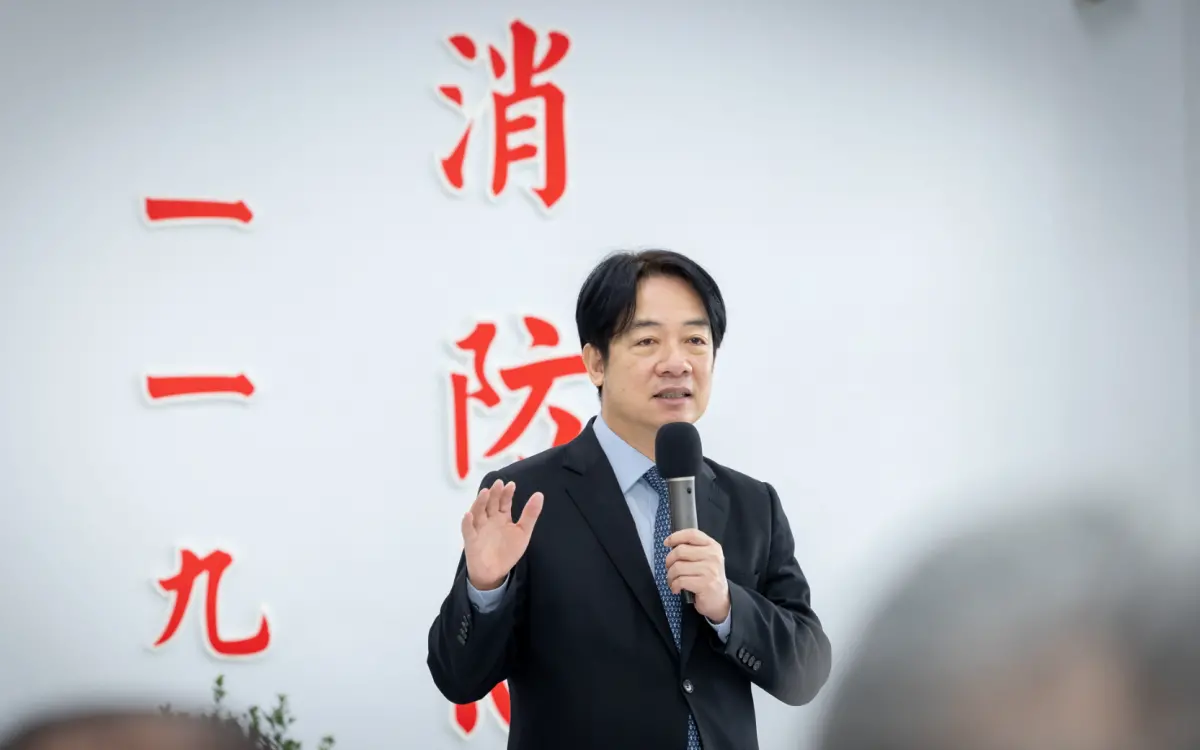 ▲對於台中新光三越氣爆意外，賴清德盼傷者早日康復，出勤同仁注意安全，也請相關單位儘速釐清事故發生原因。（圖／總統府提供）