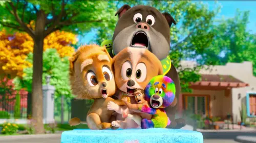 ▲適合大小朋友一起觀賞的《狗狗玩偶歷險記》。（圖／Netflix提供）