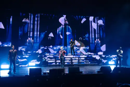 ▲B.A.P感謝台灣歌迷的支持，他們才能來開唱。（圖／SHOW Office）