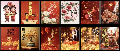 ▲2025年最新12款新年快樂圖片,蛇年賀卡一次下載。(圖/NOWnews社群中心製) ▲2025年最新12款新年快樂圖片,蛇年賀卡一次下載。(圖/NOWnews社群中心製)