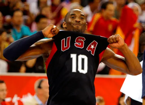 ▲Kobe是2008年和2012年美國奧運籃球隊的成員之一，他率隊贏得金牌。當Kobe是這支球隊的一員時，美國隊從未輸過一場比賽。（圖／美聯社／達志影像）