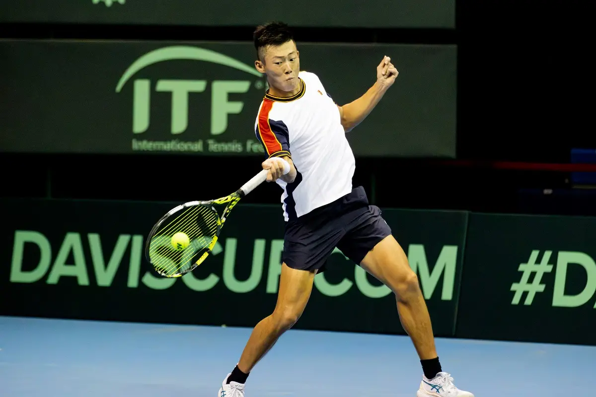 ▲「台灣一哥」曾俊欣今（19）日力退美國新星Darwin Blanch，奪下邁男子單打會內賽門票。這將會是他生涯第三次挑戰千分級大師賽，也是他職業生涯首度自力晉級，登上邁阿密網球公開賽舞台。（圖／體育署提供）