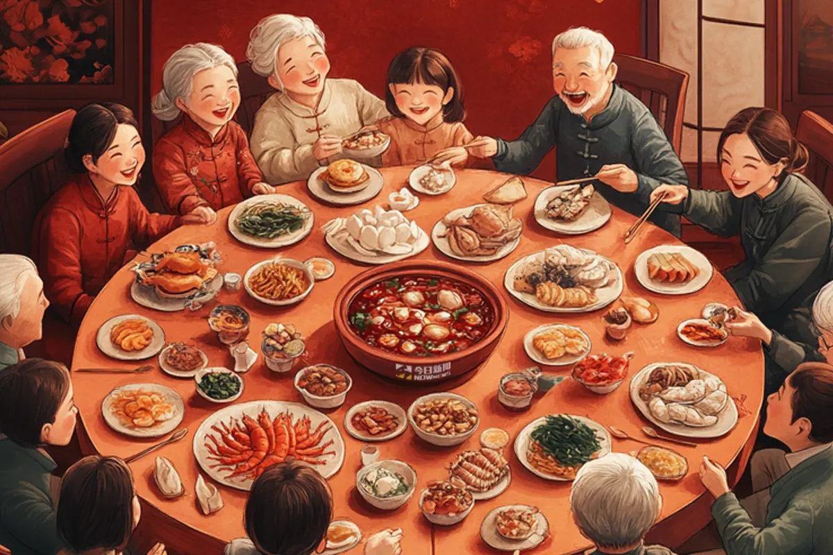 ▲大年初二回娘家，是嫁出去的女兒們最期待的「團圓飯」。初二禁忌、回娘家能不能洗衣服、初二拜土地公補財庫，重點一次看。（圖／NOWnews社群中心製）