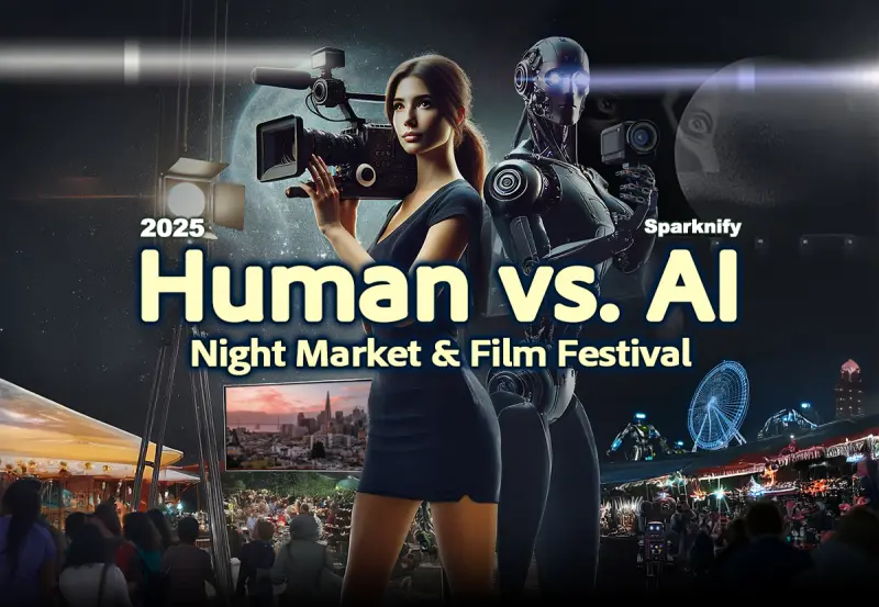 ▲Sparknify影展核心議題圍繞「Human vs. AI-人類與人工智慧的對決」。（圖／Sparknify提供）