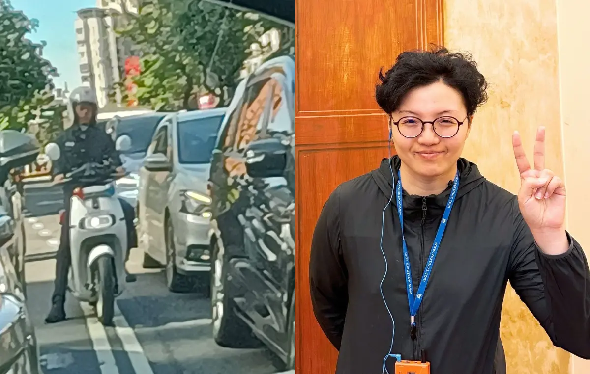 ▲政治評論員吳靜怡說自己遭員警跟監。（圖／翻攝自吳靜怡臉書）