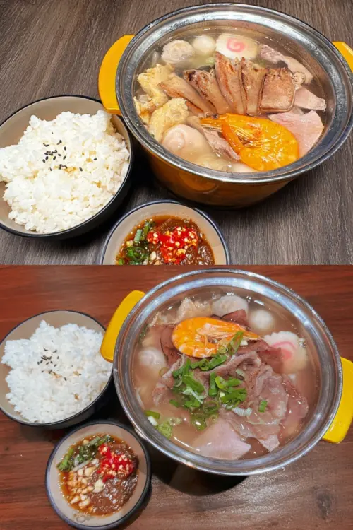 ▲由上至下：舞古賀mini鍋物，牛舌「蛇(舌)來運轉鍋」優惠價388元，豚舌「蛇(舌)來運轉鍋」優惠價288元。（圖／舞古賀mini鍋物提供）