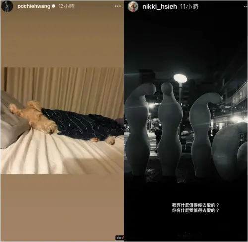 ▲▲謝欣穎和王柏傑爆分手，兩人都並未正面回應。（圖／翻攝自謝欣穎IG）