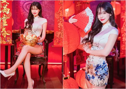 ▲李多慧拜年穿搭太有誠意！緊身旗袍直接熱舞　「狂扭水蛇腰」辣翻（圖／李多慧IG）