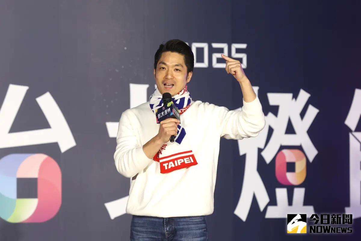 ▲台中新光三越發生氣爆，台北市長蔣萬安取消參訪2025台灣燈會。（圖／記者李政龍攝）