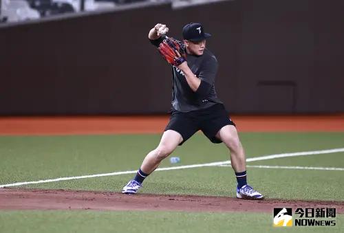 ▲劉基鴻是中華隊唯一正三壘手，有望以先發亮相，打擊表現能否復甦也成關鍵。（圖／記者葉政勳攝 , 2025.02.03）