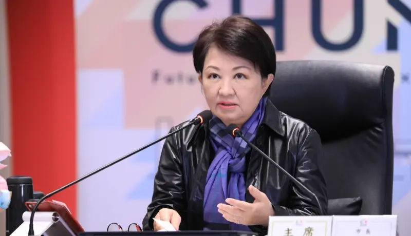 ▲盧秀燕上月感染A型流感、缺席年前最後一次市政會議，病癒後今天復出主持。（圖／台中市政府提供，2025.02.04）