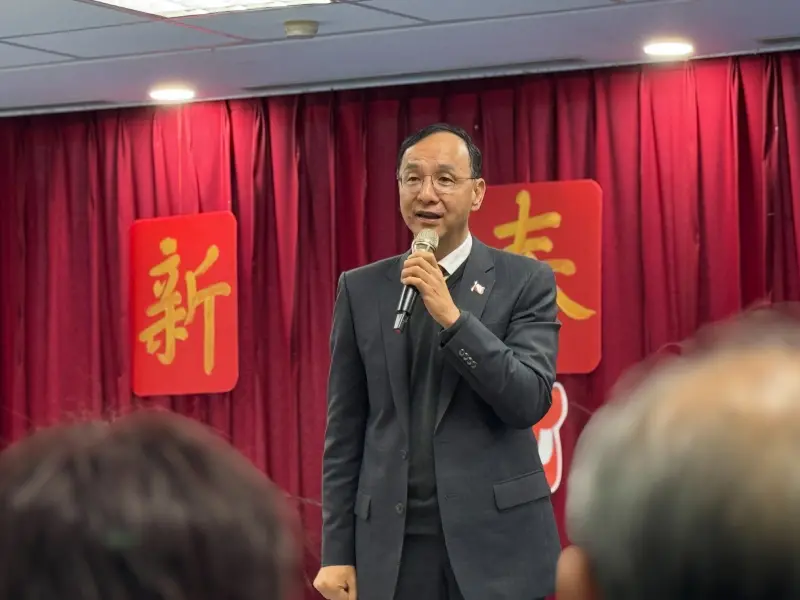 ▲國民黨主席朱立倫說，不要有太多政治考量。（圖／國民黨提供）