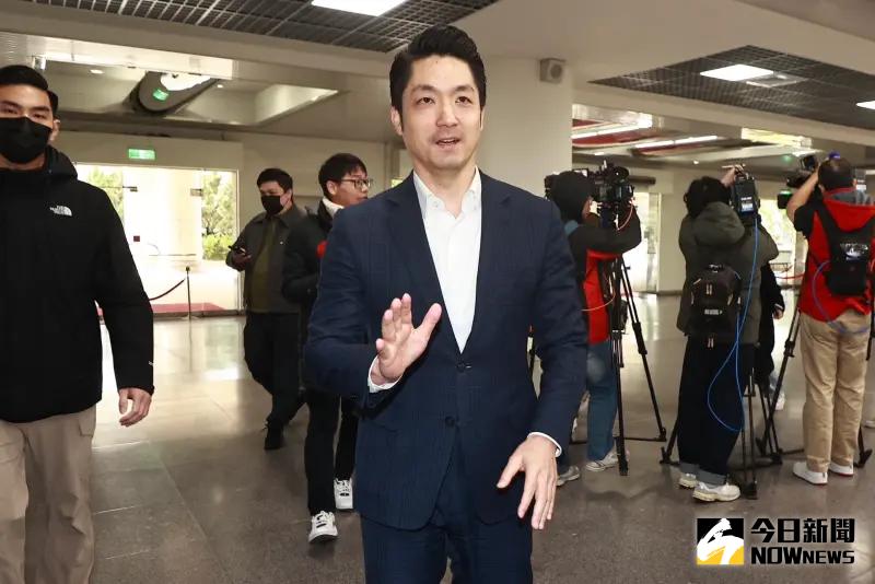 ▲台北市長蔣萬安至台北市議會出席新春團拜。（圖／記者葉政勳攝，2025.02.04）