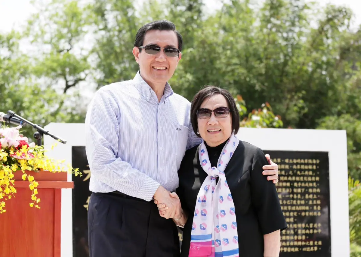 ▲前總統馬英九追憶台泥公司榮譽董事長辜振甫夫人辜嚴倬雲。（圖／馬英九臉書）