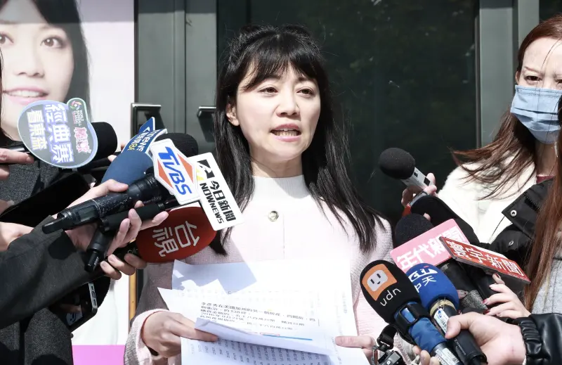 ▲高嘉瑜稱自己現在是一介平民，就是努力照顧好自己，也照顧得很好，「看我房間很整齊乾淨」。（圖／記者吳翊緁攝，2025.02.05）