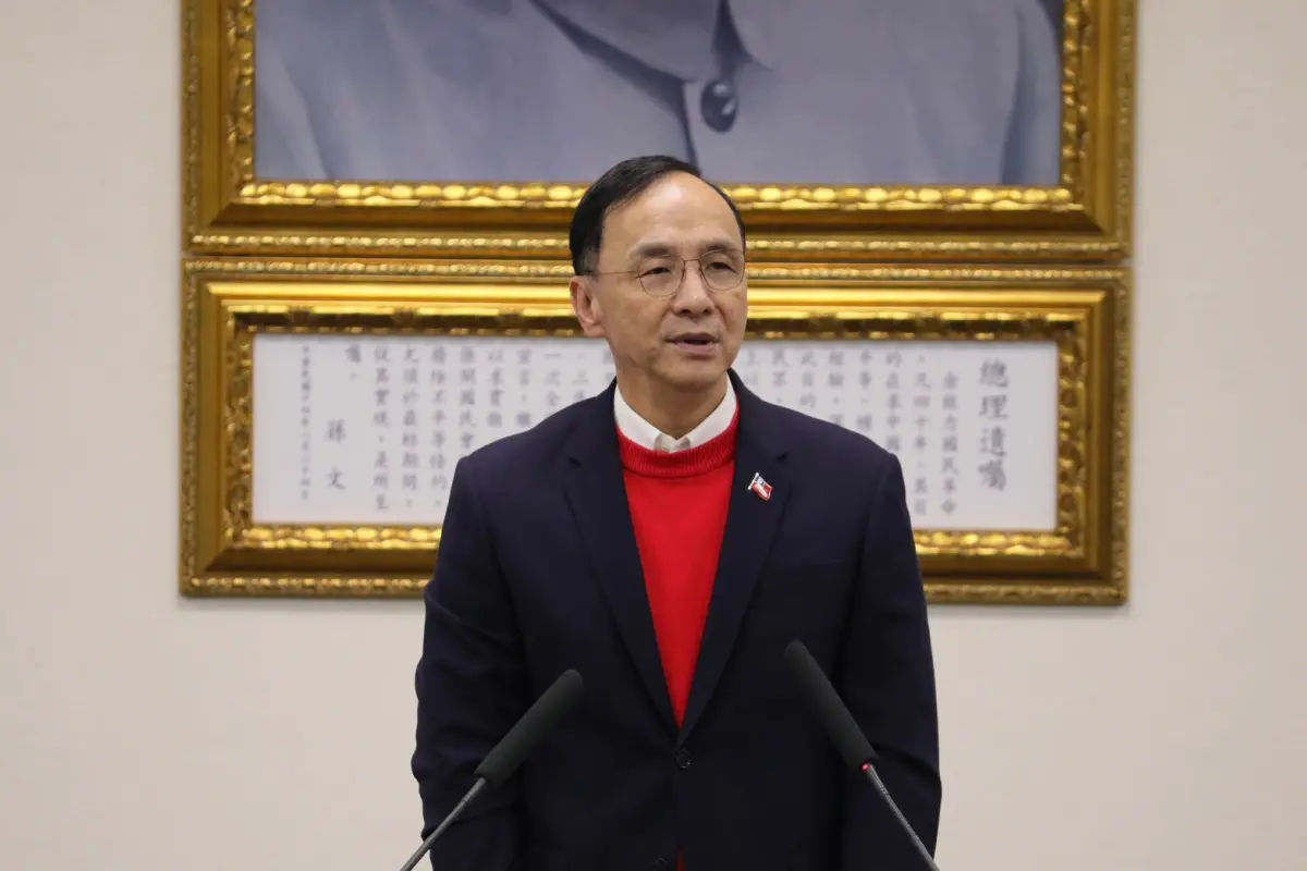 ▲國民黨主席朱立倫說，新會期是「民生會期」。（圖／國民黨提供）