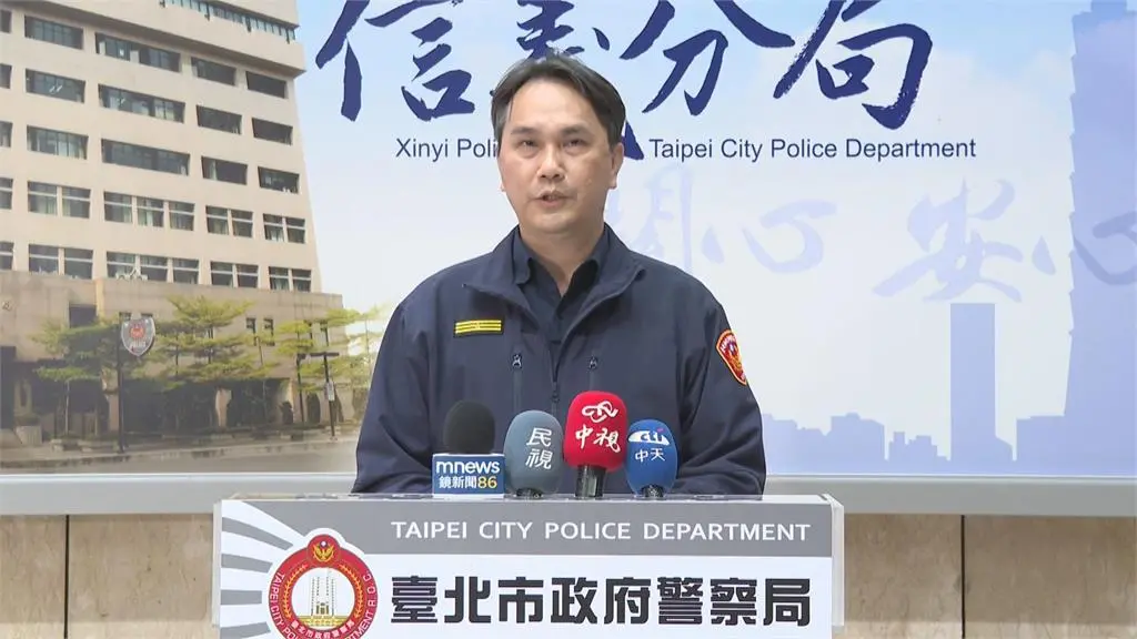 ▲北市信義分局長李憲蒼出面還原事情始末。（圖／翻攝畫面）