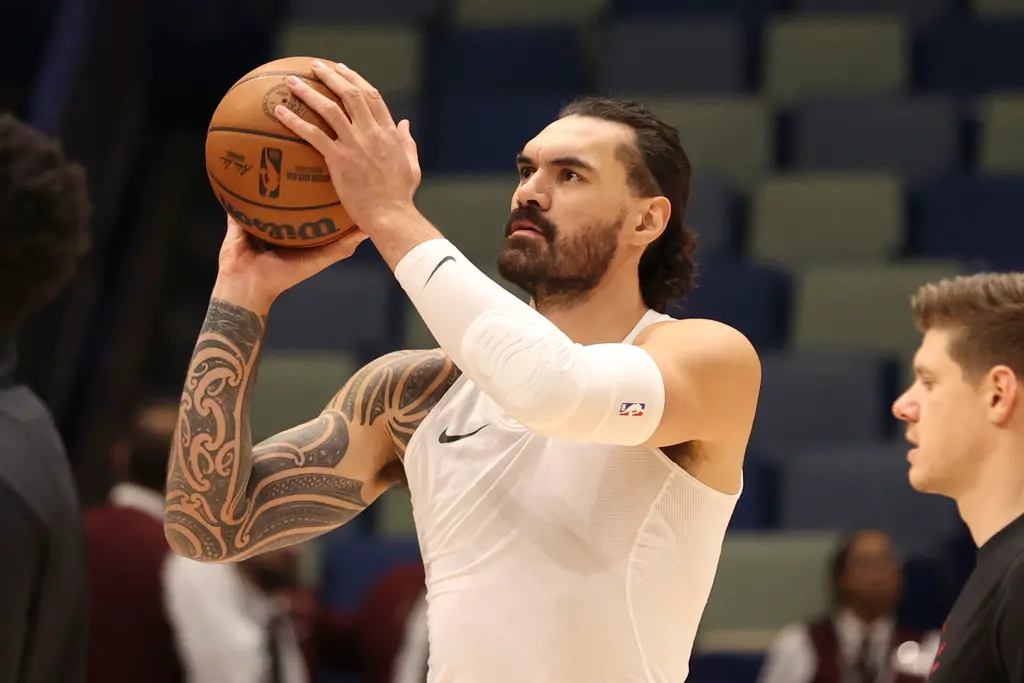 ▲湖人曾跟火箭探詢過中鋒「水行俠」Steven Adams交易可能，無奈雙方談判未果，目前還未有明確消息指出交易有機會完成。（圖／記者吳忠育攝）