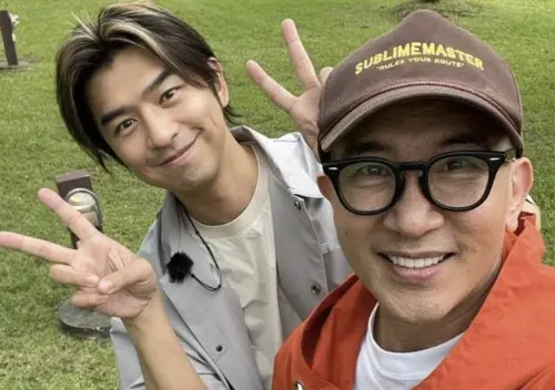 ▲陳柏霖（左）與具俊曄也曾一起拍攝實境節目，他認為具俊曄是個溫暖的大哥哥。（圖／摘自IG）