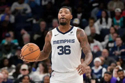 ▲Marcus Smart被灰熊送往巫師，換取Marvin Bagley III與Johnny Davis，灰熊目的在於清出薪資空間，可以更靈活地與當家內線核心Jaren Jackson Jr.重新談判續約。（圖／美聯社／達志影像）