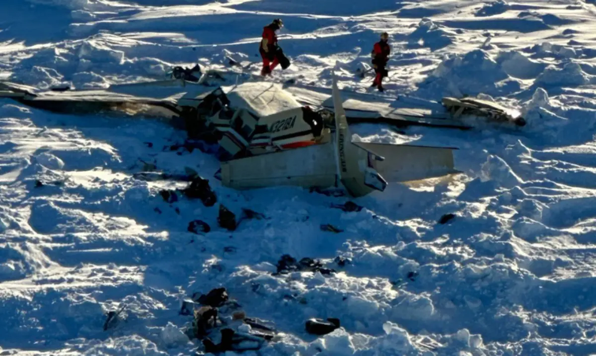 ▲美國「白令航空」一架載有10人的小型客機，6日從雷達上消失，經過搜索證實已墜毀，無人倖存。（圖／USCGAlaska）