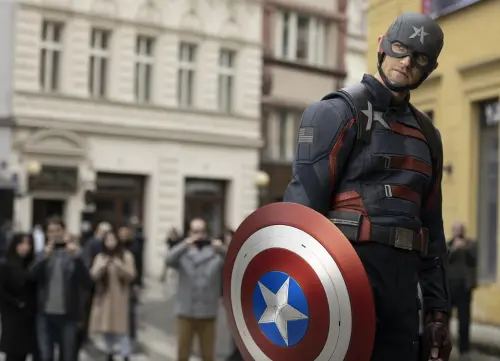 ▲爸媽都是巨星的懷亞特羅素,只有在漫威影集《獵鷹與酷寒戰士》中當過短暫時間的「美國隊長」,後來將改以「美國特工」的面貌在漫威電影裡出現。(圖/摘自IMDb) ▲爸媽都是巨星的懷亞特羅素,只有在漫威影集《獵鷹與酷寒戰士》中當過短暫時間的「美國隊長」,後來將改以「美國特工」的面貌在漫威電影裡出現。(圖/摘自IMDb)