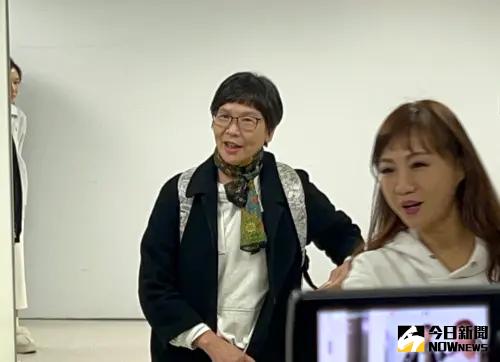 ▲民眾黨主席候選人蔡壁如以新髮型出席首場政見發表會。（圖／記者林詠青攝，2025.02.08）