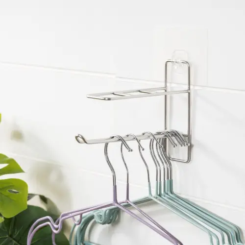 ▲HOLA不鏽鋼無痕毛巾架,特價59元,內附無痕掛勾,不用另外買。(圖/HOLA官網) ▲HOLA不鏽鋼無痕毛巾架,特價59元,內附無痕掛勾,不用另外買。(圖/HOLA官網)