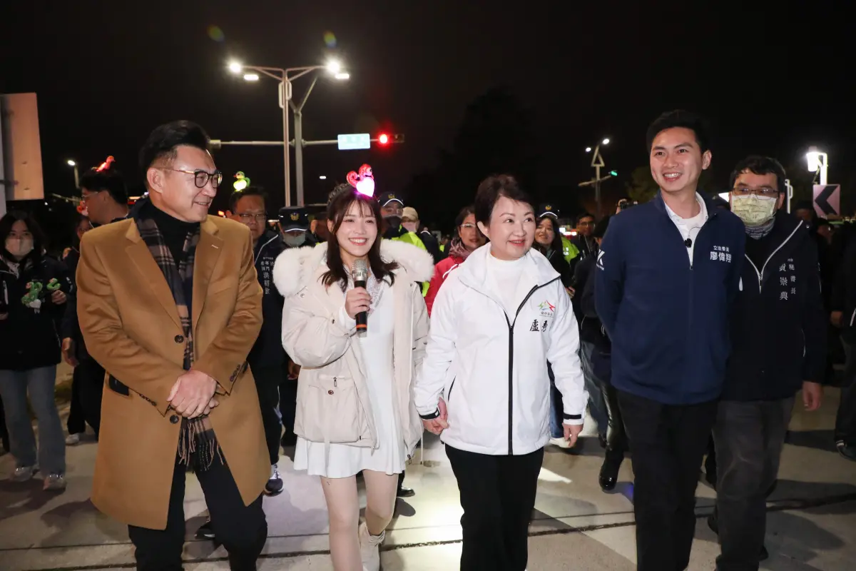 ▲韓國瑜沒來！「台中李多慧」網紅「貓貓」成中台灣燈會最大亮點。（圖／台中市政府提供，2025.02.08）