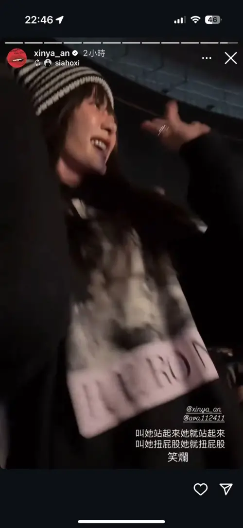 ▲安心亞在2NE1演唱會中熱舞。（圖／安心亞IG）