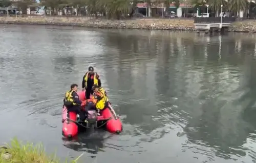 ▲今天的搜索動員專案小組人員將金鞏橋及成功橋橋墩底下、運河兩旁的涵洞，以及25、26及27碼頭列為搜索重點。（圖／記者郭凱杰翻攝）