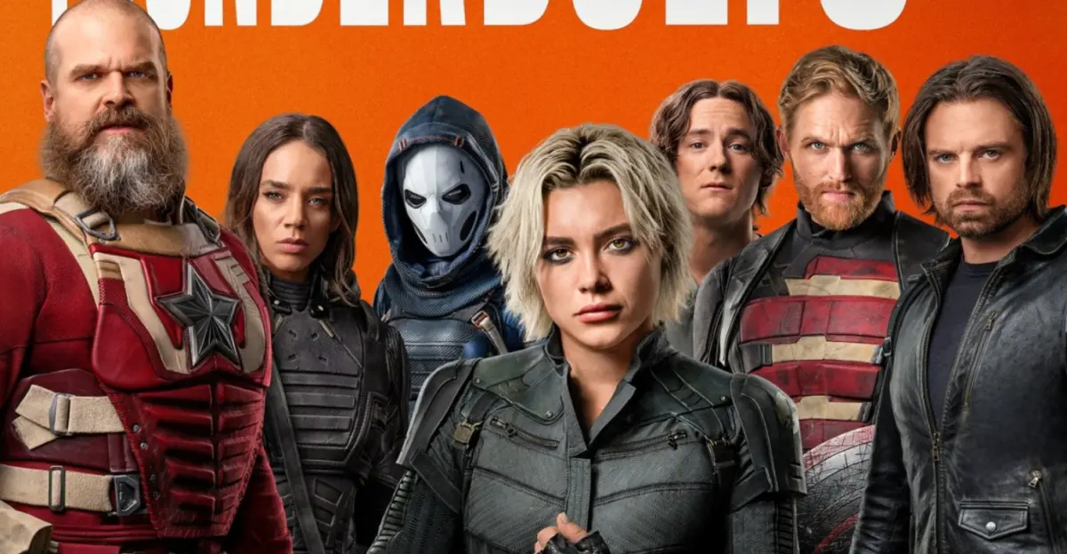 ▲漫威最新大片《雷霆特攻隊*》，在台搶先美國上映，首日各影城都有不少觀眾先睹為快。該片在暗藏《復仇者聯盟5》情節方向的祕密，片名也有玄機，都要觀眾進戲院後才能找到答案。（圖／漫威提供）